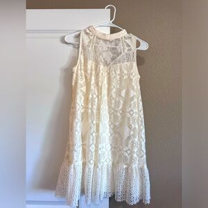 Women’s cream lace dress - bridal/graduation
